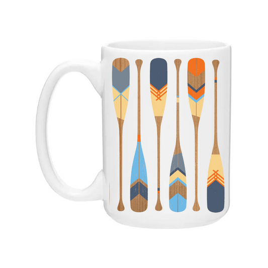 Ceramic Coffee Mug | Painted Paddles Wrap
