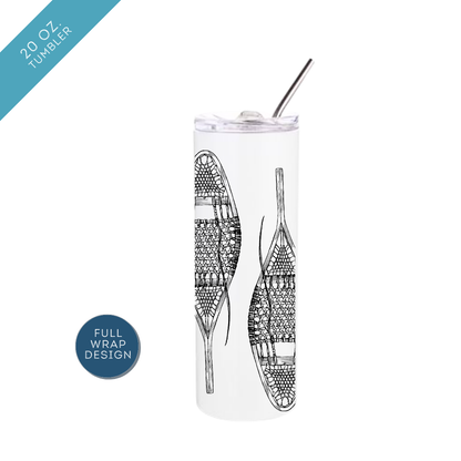 Vintage Snowshoes Insulated Drinkware