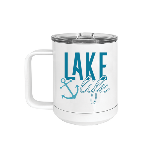 Insulated Camp Mug | Lake Life Anchor