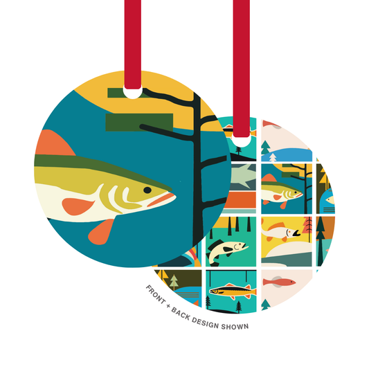 Metal Ornament | TAALLA Walleye