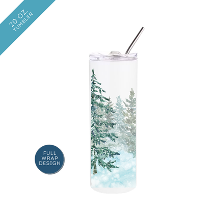 Snowy Pines Insulated Drinkware