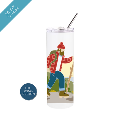 Hiking Paul Bunyan + Babe Insulated Drinkware