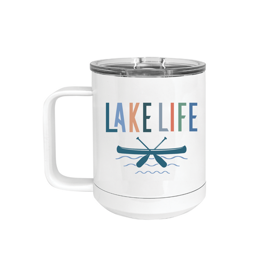 Insulated Camp Mug | Lake Life Canoe