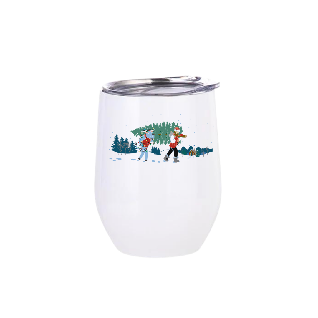 Christmas Tree Paul Bunyan + Babe Insulated Drinkware