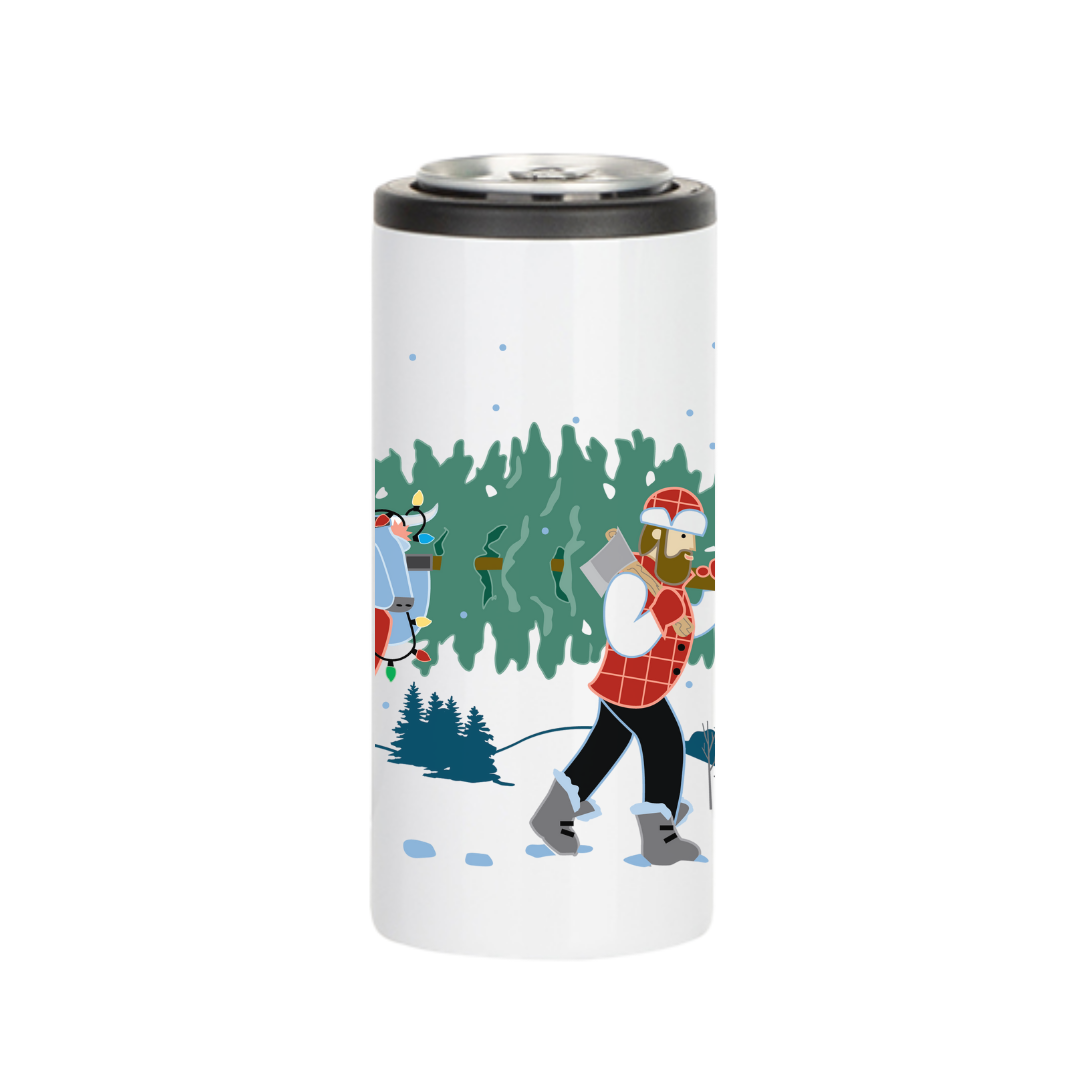Christmas Tree Paul Bunyan + Babe Insulated Drinkware