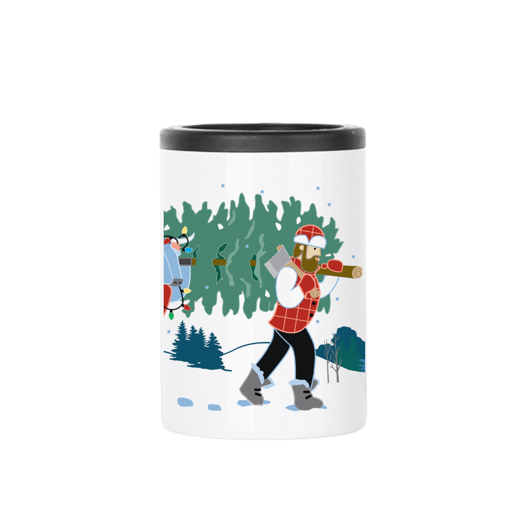 Christmas Tree Paul Bunyan + Babe Insulated Drinkware