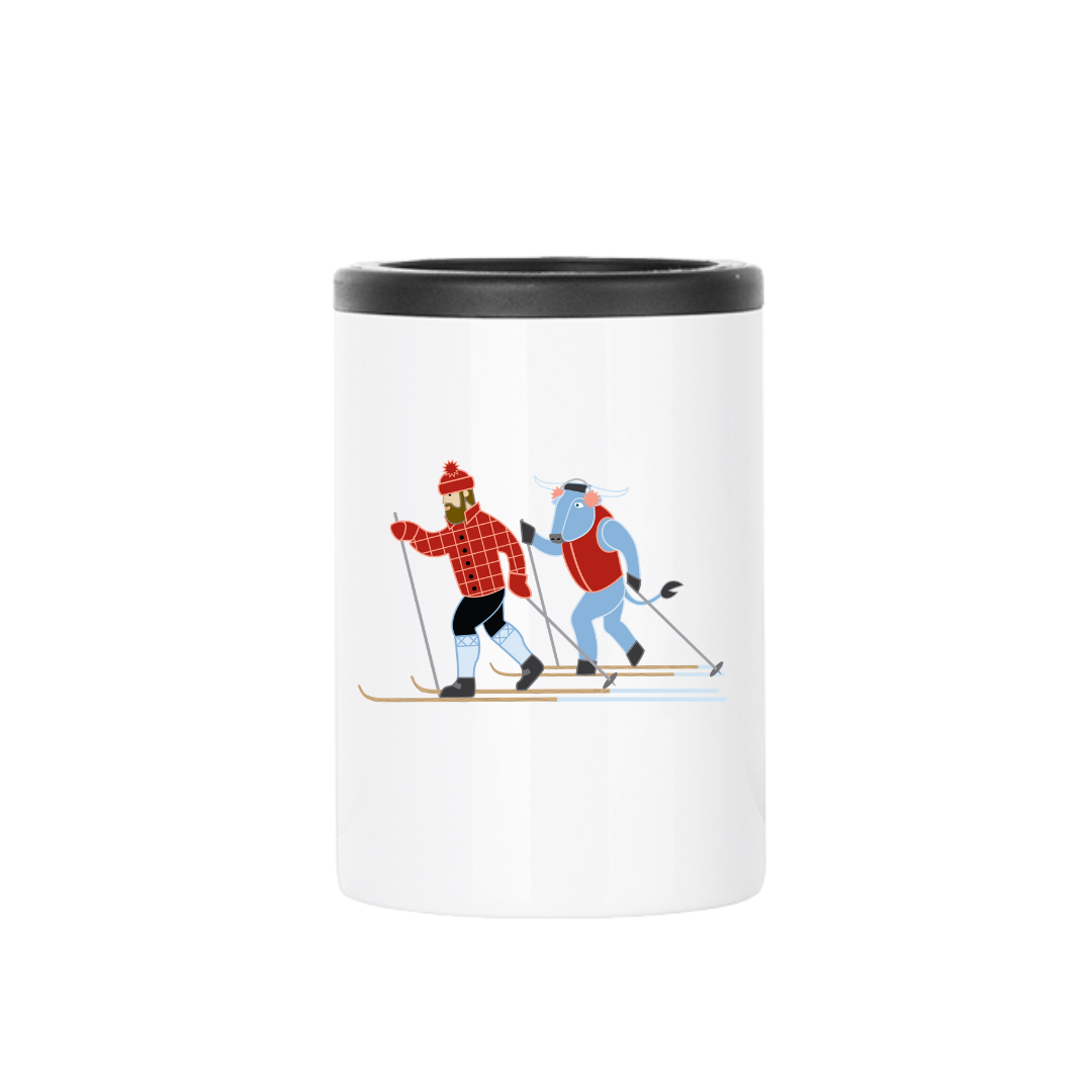 X-Country Skiing Paul Bunyan + Babe Insulated Drinkware