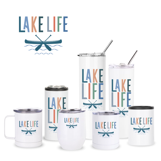 Lake Life Canoe Insulated Drinkware