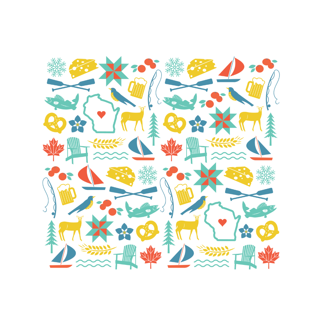 WI Love Icons Insulated Drinkware
