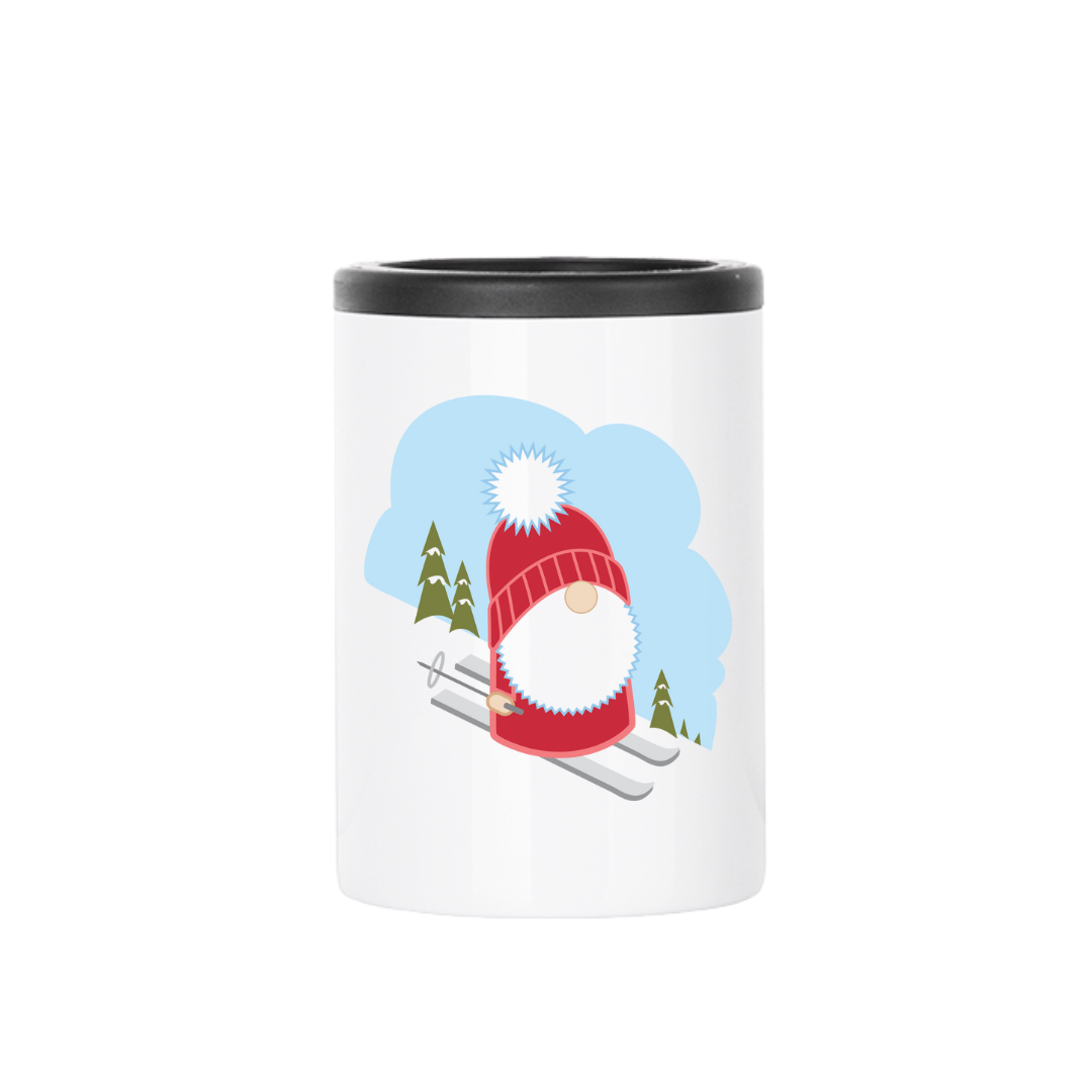 Skiing Gnome Insulated Drinkware