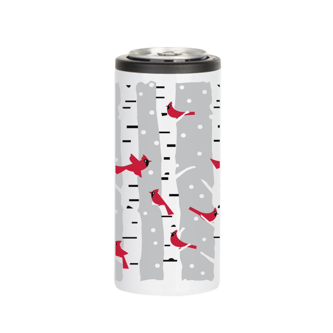 Winter Cardinal Insulated Drinkware
