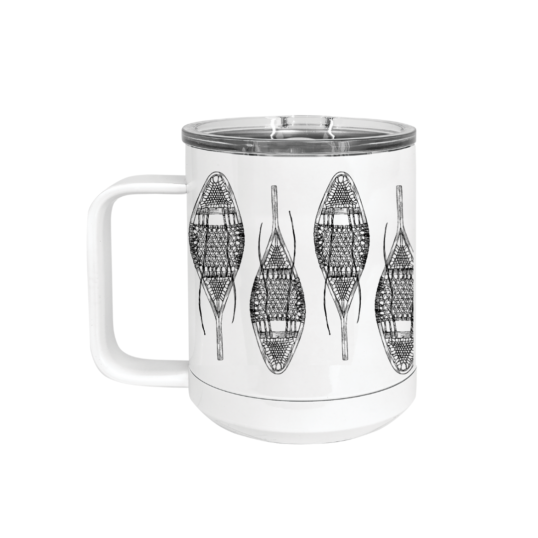 Insulated Camp Mug | Vintage Snowshoes