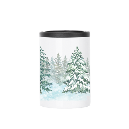 Insulated Can Cooler |  Snowy Pines