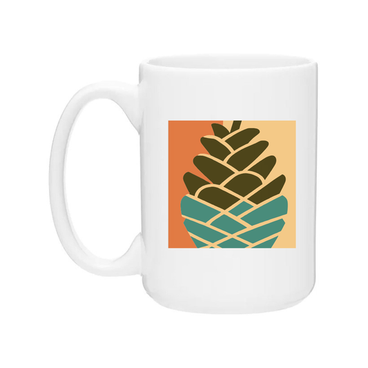 Ceramic Coffee Mug | TAALLA Pinecone