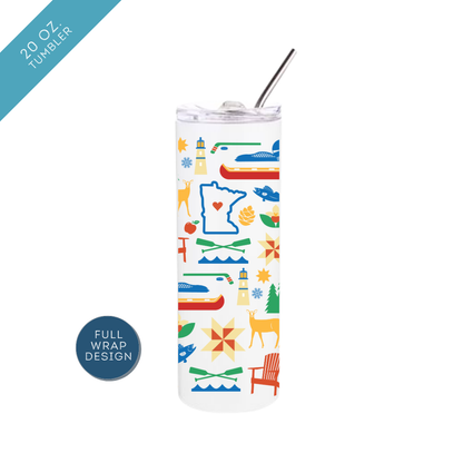 MN Love Icons Insulated Drinkware
