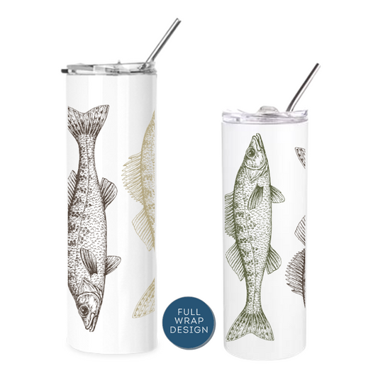 Insulated Tumblers | Natural Walleye Wrap