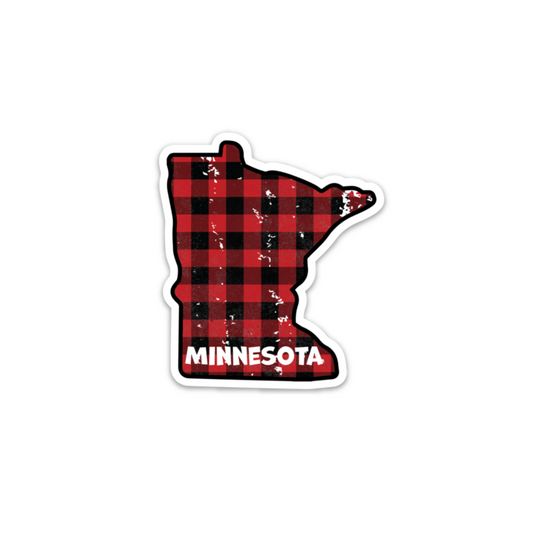 Plaid Minnesota | Stickers