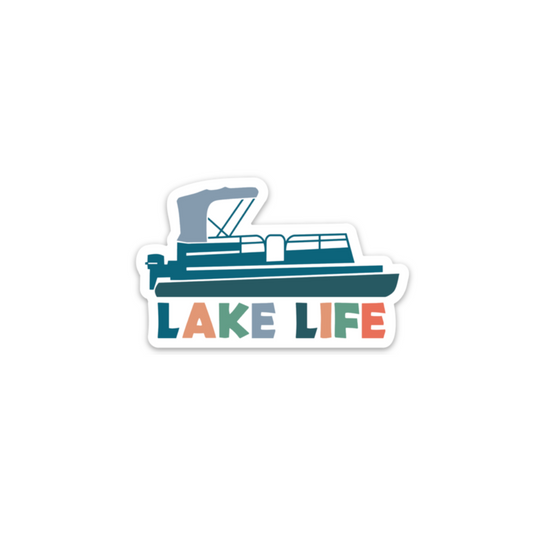 Lake Life Pontoon | Stickers