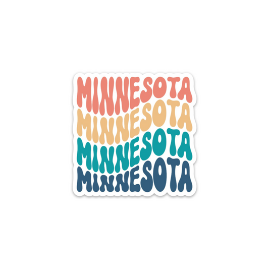 Groovy Minnesota | Stickers