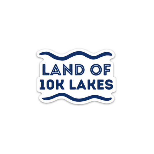 Land of 10K Lakes | Stickers