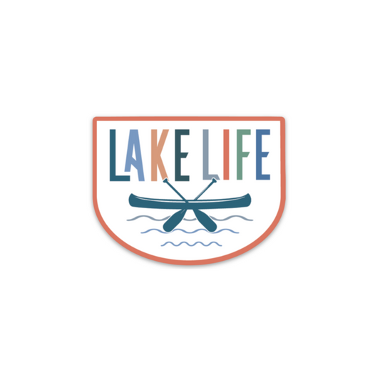 Lake Life Canoe | Stickers