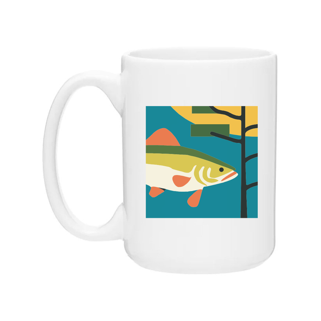 Ceramic Coffee Mug | TAALLA Walleye