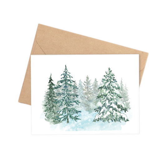 Notecard | Snowy Pines