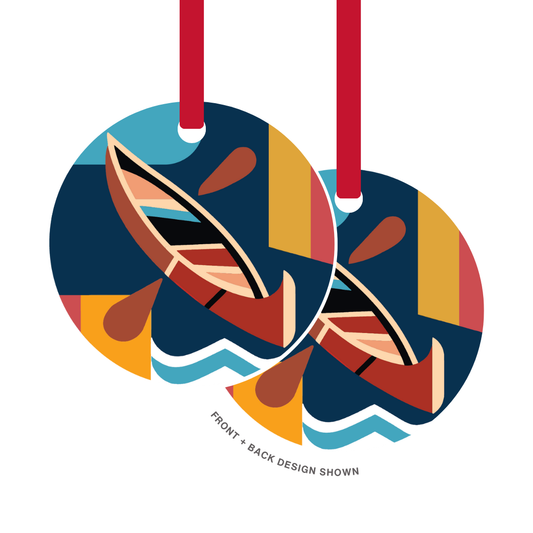 Metal Ornament | TAALLA Canoe