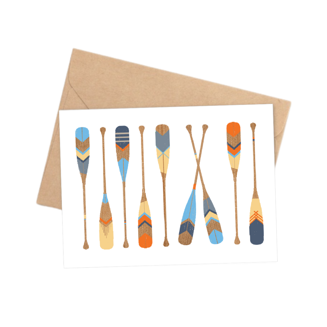 Notecard | Painted Paddles