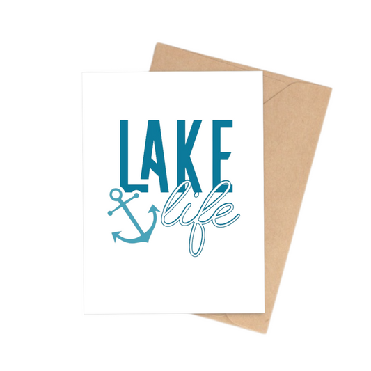 Notecard | Lake Life Anchor