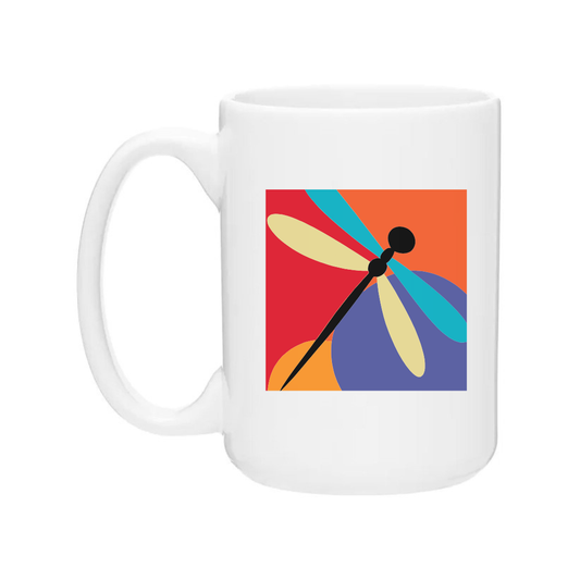 Ceramic Coffee Mug | TAALLA Dragonfly