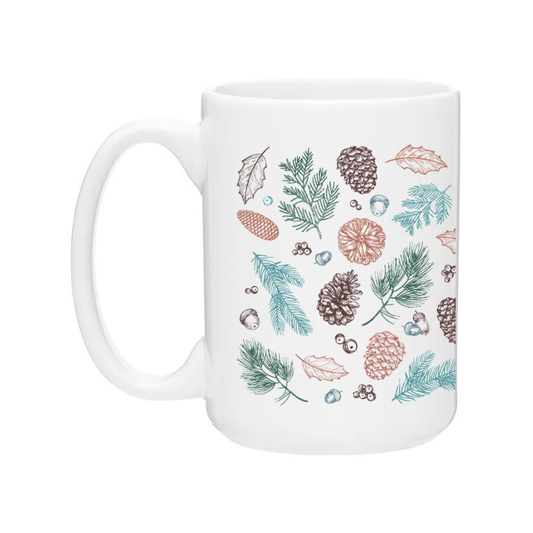 Ceramic Coffee Mug | Forest Floor Wrap
