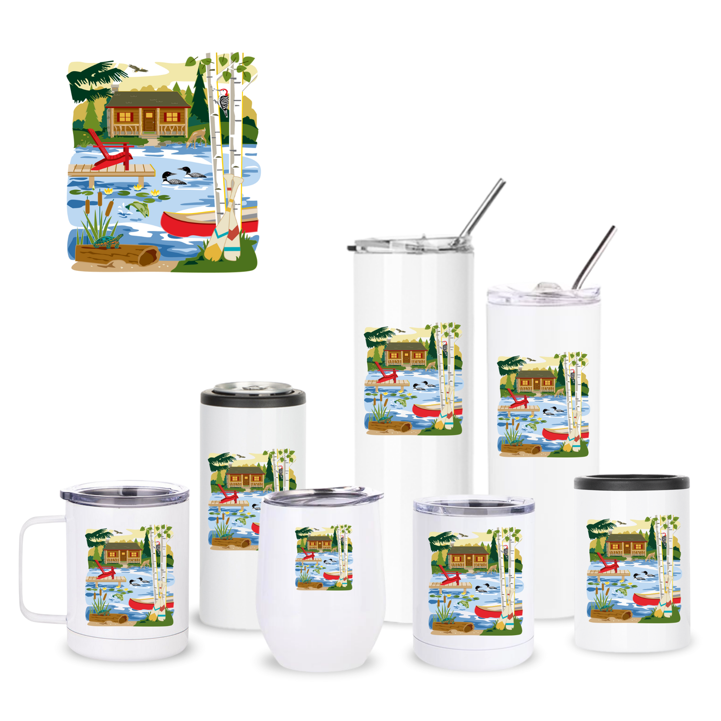 Cabin Life Insulated Drinkware