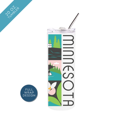 MN Square Scenes Insulated Drinkware