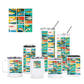 TAALLA Fish Collage Insulated Drinkware