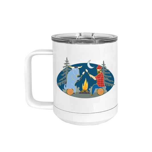 Insulated Camp Mug | Campfire Paul Bunyan + Babe