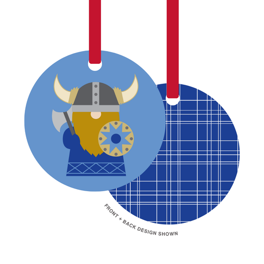 Metal Ornament | Viking Gnome