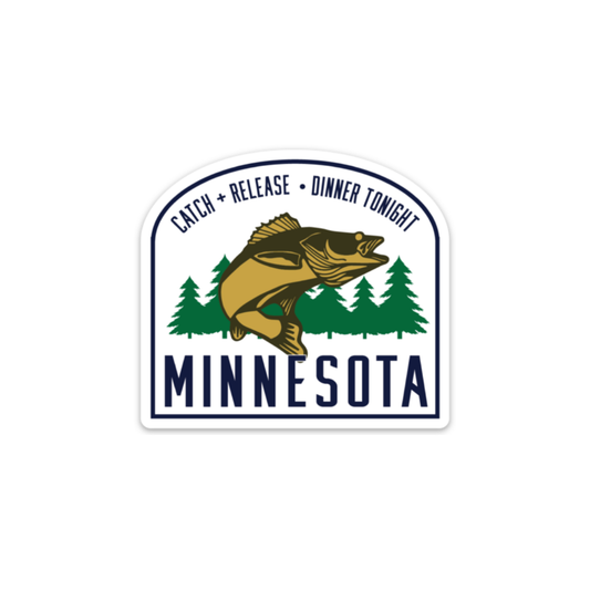 MN Walleye Badge | Stickers