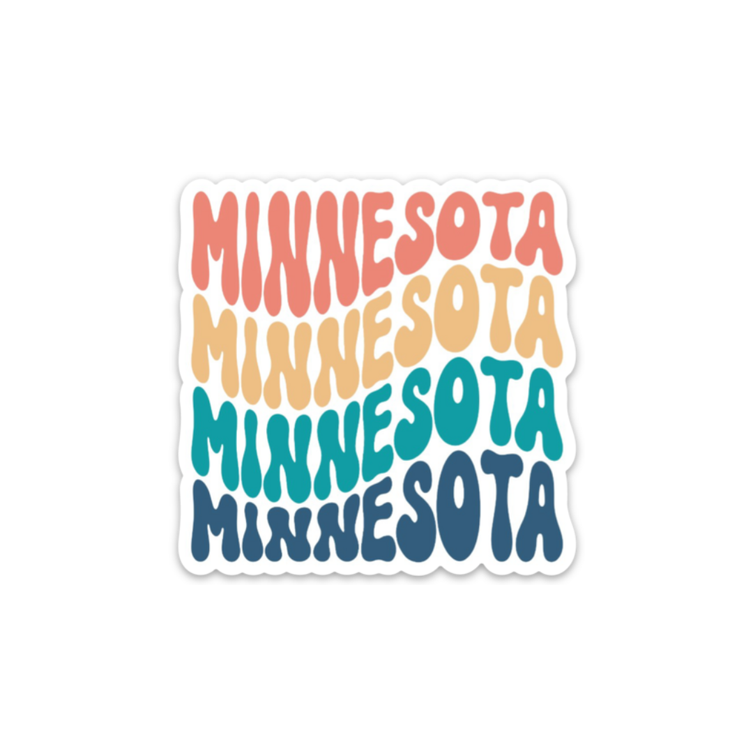 Groovy Minnesota | Sticker