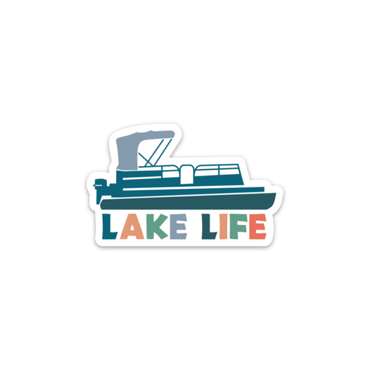 Lake Life Pontoon | Sticker