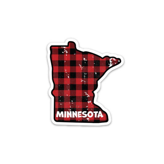 Plaid Minnesota | Sticker