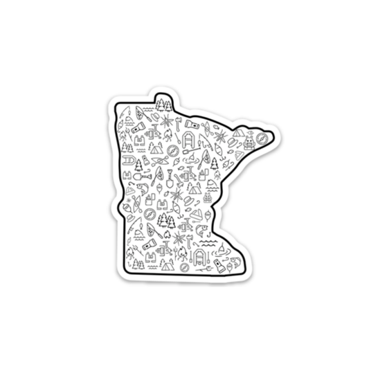 B+W Minnesota | Sticker