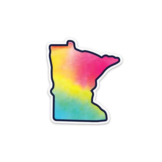 Tie Dye Minnesota | Sticker