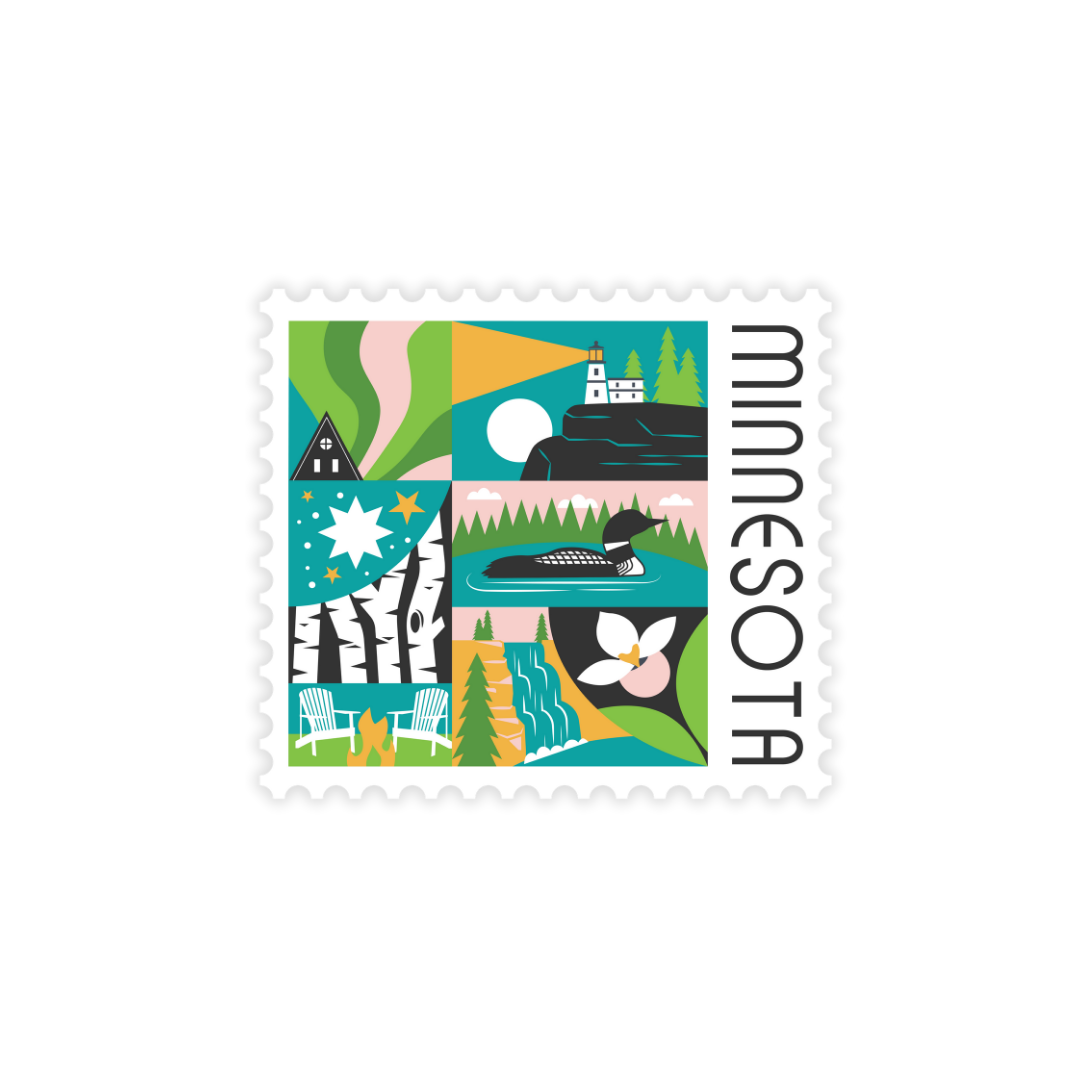 MN Square Scenes | Sticker