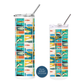 TAALLA Fish Collage Insulated Drinkware