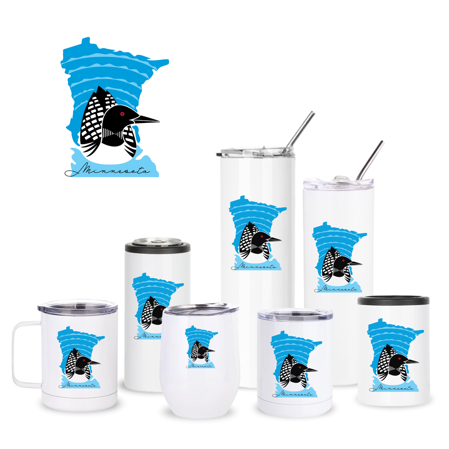 Minnesota Loon Insulated Drinkware