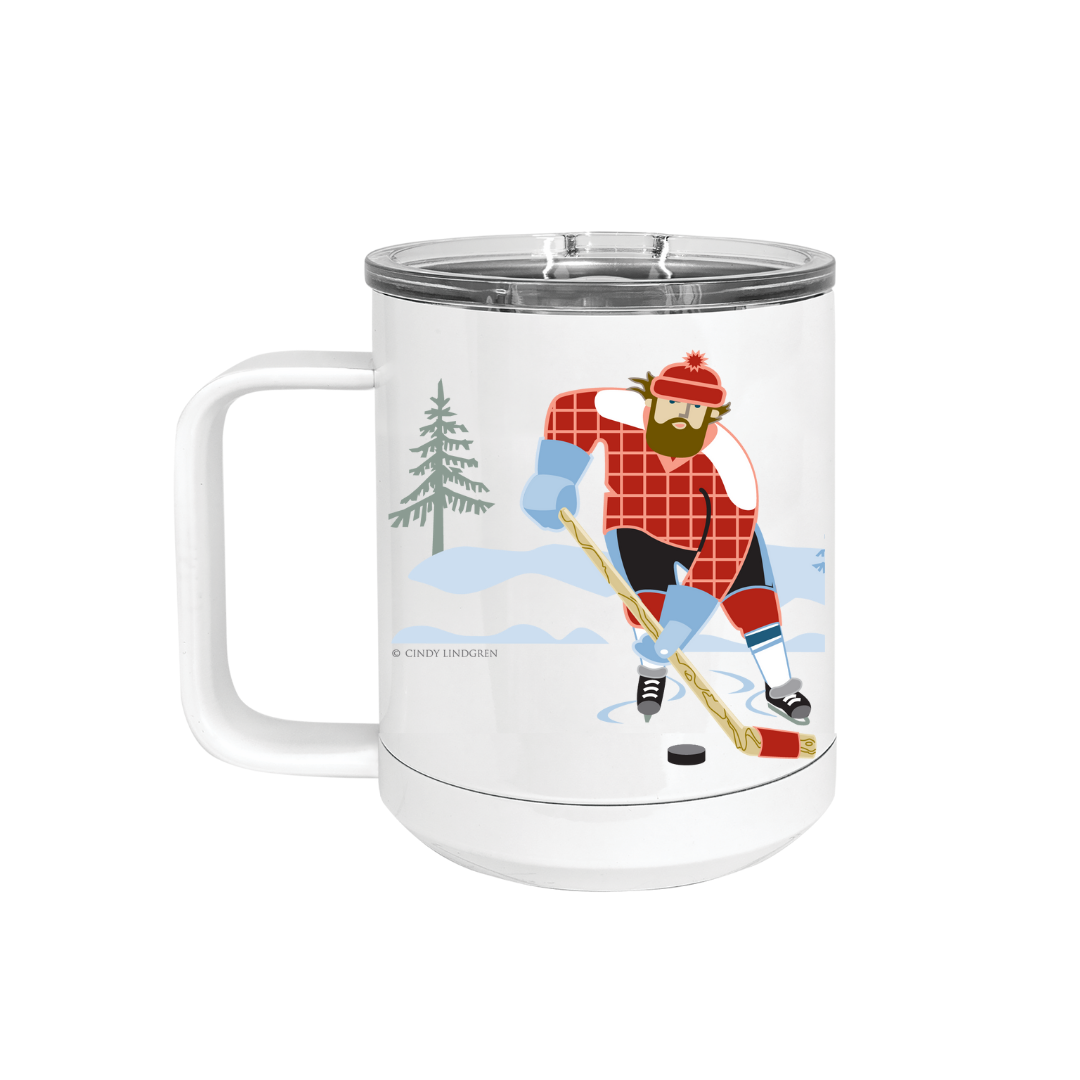 Insulated Camp Mug | Hockey Paul Bunyan + Babe Wrap