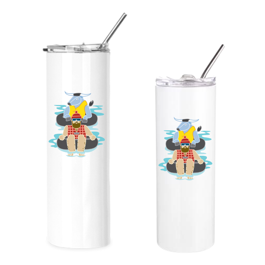 Insulated Tumblers | Tubing Paul Bunyan + Babe