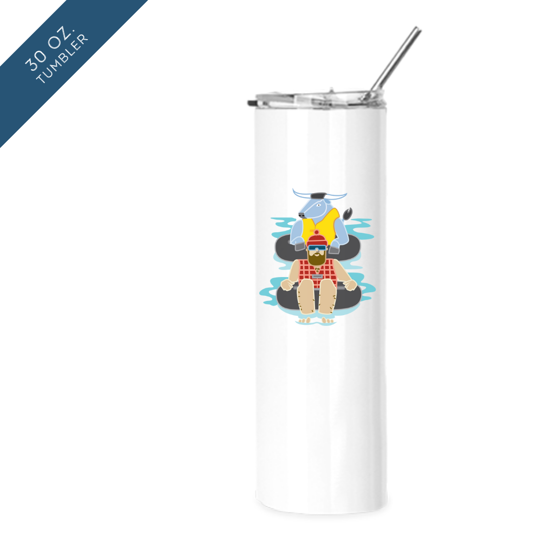 Insulated Tumblers | Tubing Paul Bunyan + Babe