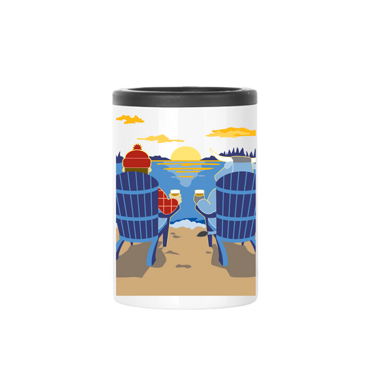 Insulated Can Cooler |  Paul Bunyan + Babe Sunset Wrap